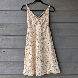 Patagonia Women's Amber Dawn Dress Abundance Evening Mauve Medium Organic Cotton